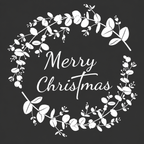 Raamsticker Merry Christmas