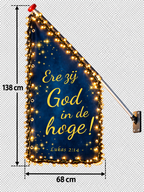Kioskvlag Ere zij God in de hoge
