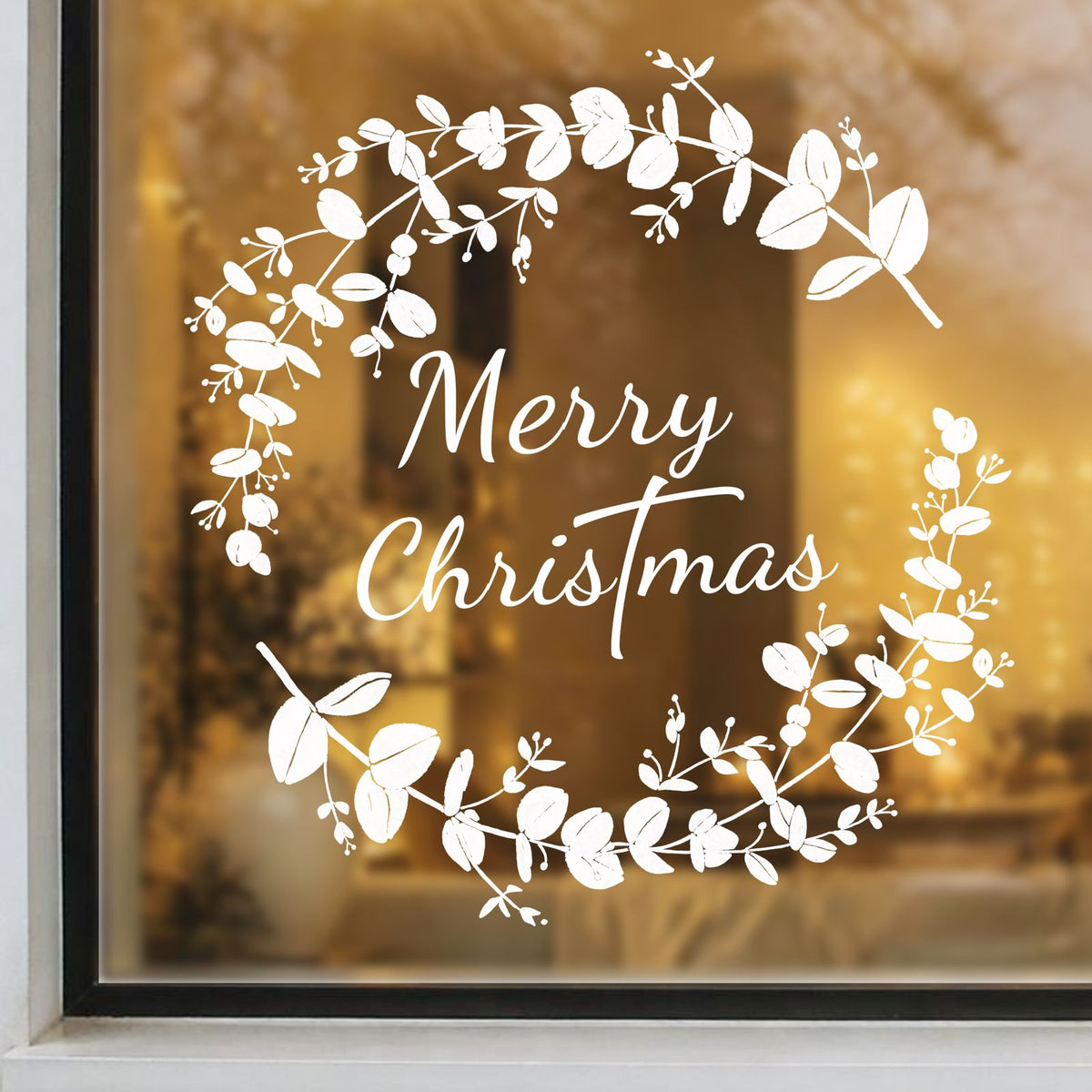 Raamsticker Merry Christmas