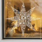 Raamsticker Ster "Licht"