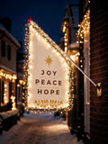 Kioskvlag Joy Peace Hope (licht)