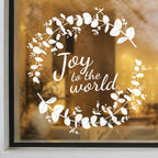 Raamsticker ‘Joy to the world'
