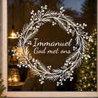 Raamsticker Immanuel God met ons