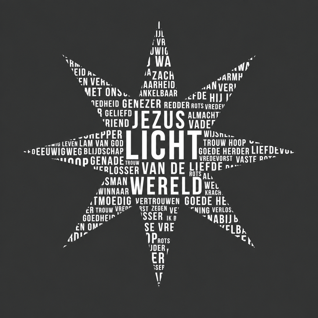 Raamsticker Ster "Licht"
